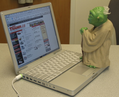Yoda, the car sale master