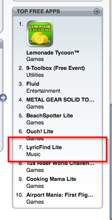 lyricfind-lite-top-ten-free-app